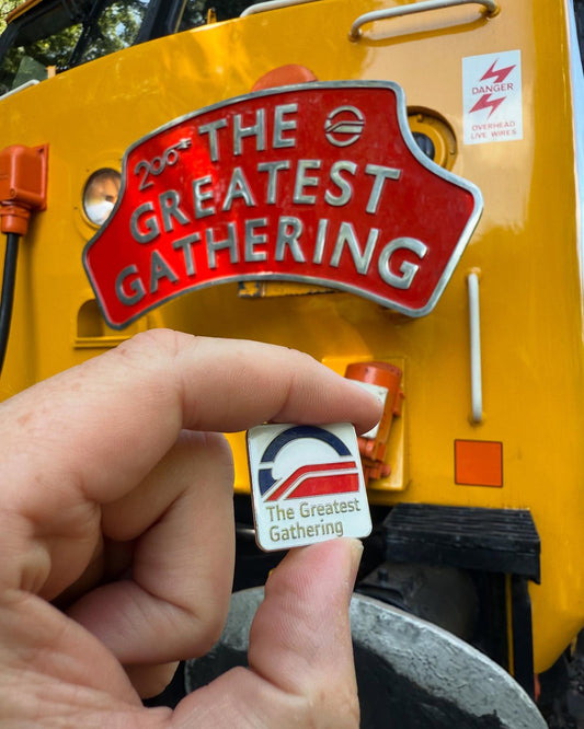Greatest Gathering Logo pin badge